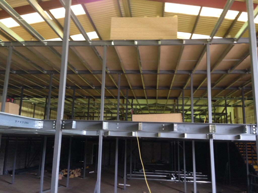 Self Storage Facility - During Build - Mezzanine Floor - The Storage Works